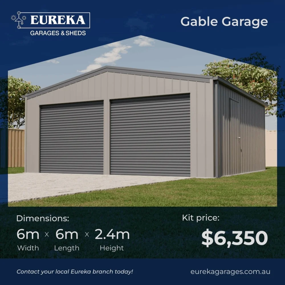 standard gable garage