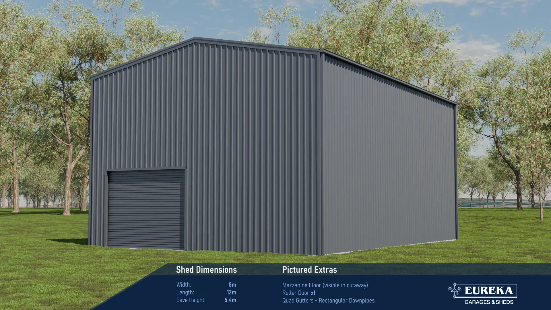 Eureka Garages Rural Shed