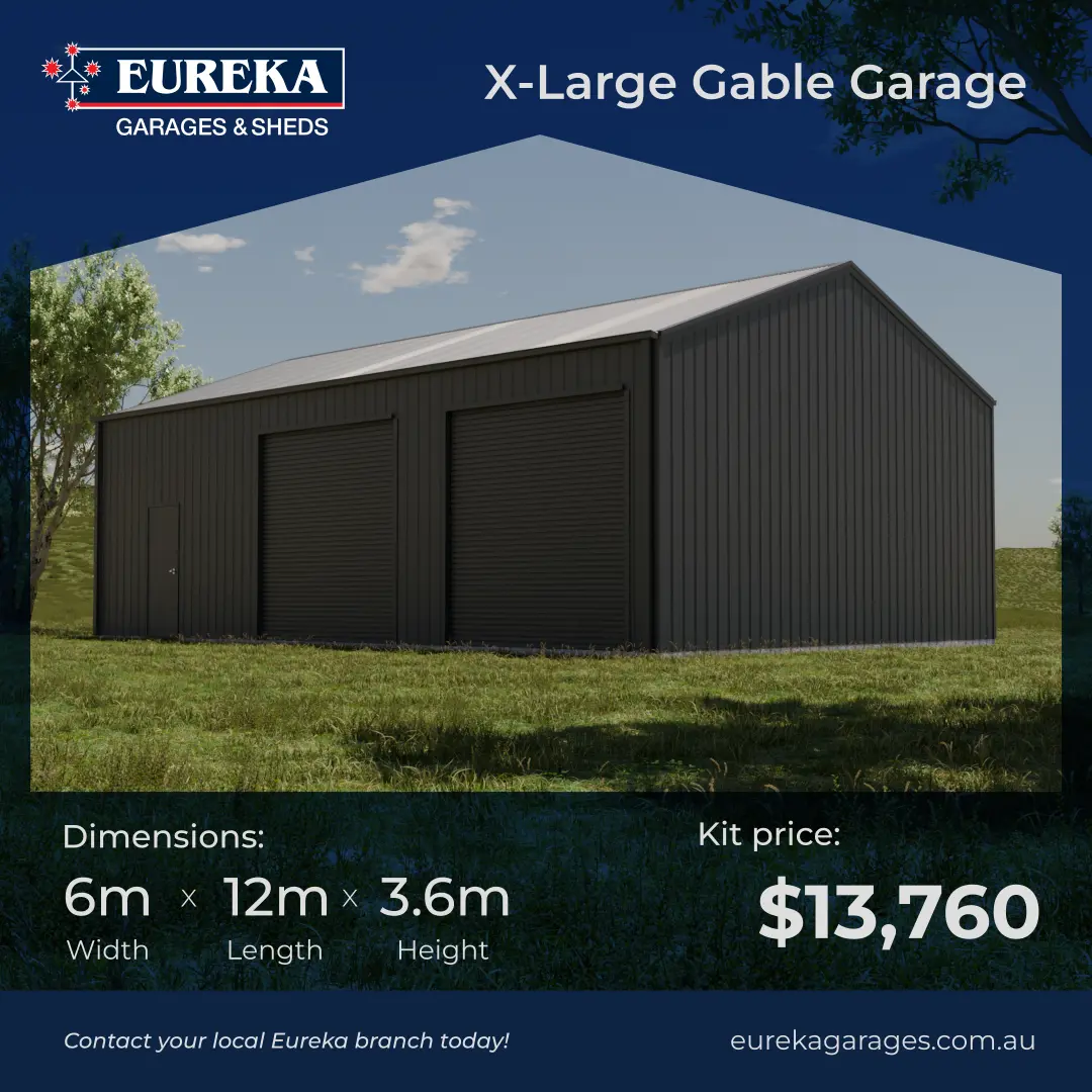 X Large Gable Garage